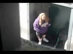 A homeless bitch drops to her knees to embrace a guy in an amazing street sex scene.